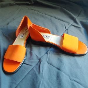 Brand new orange sandals